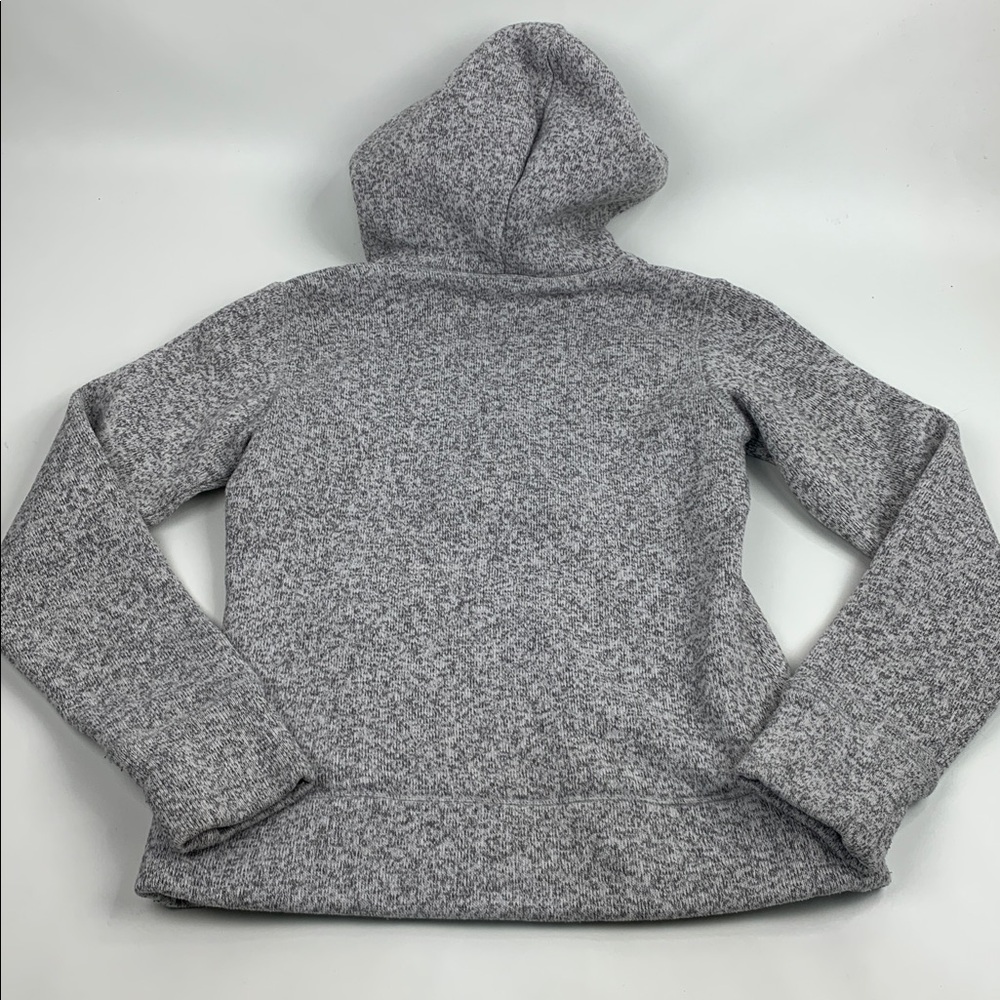 Nike ACG Heather Gray Fleece pullover hooded Jacket sweatshirt Size Small pocket - Picture 2 of 13
